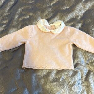 Cashmere Pink Long Sleeve Baby Sweater